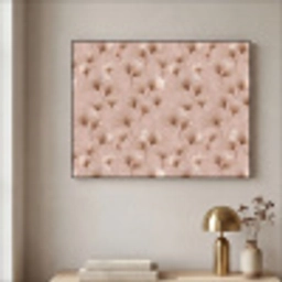 Ginkgo - Patroon - Roze Textielframe zwart klein 947 -sfeer2