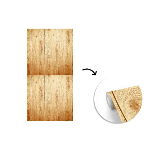 Patronen - Planken - Natuur fotobehang vinyl groot 64 -3d