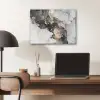 Marmer - Goud - Abstract - Zwart Wit - Luxe PET vilt klein -sfeer5