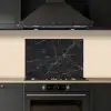 Marmer - Zwart - Goud - Grijs - Marmerstructuur keuken achterwand spatscherm klein -sfeer1