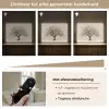 Lichtboom - Winter - Kerst - Meerkleurig Light Box met batterij (Wandlamp) middel -USP_dimbaarNL