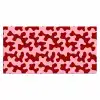 Modern - Abstract - Rood Muismat XXL klein 681 -3d_leeg