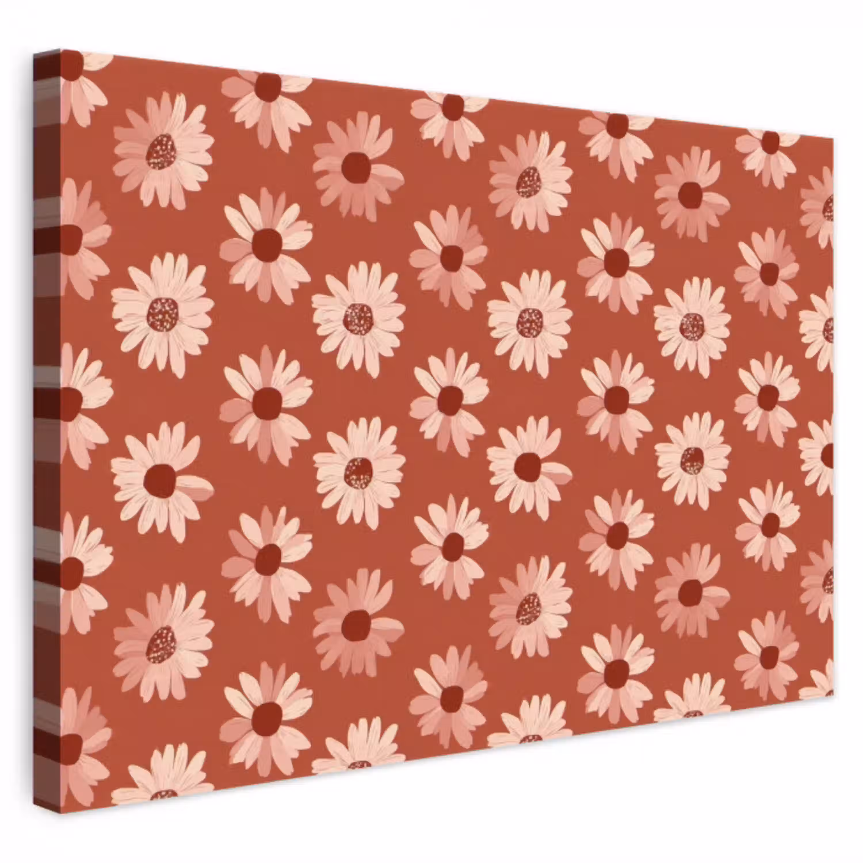 Madelief - Retro - Terracotta canvas 2cm klein 34 -3d