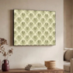 Klassiek - Waaier - Groen Textielframe zwart klein 947 -sfeer3