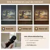 Bankje - Boom - Klaprozen - Heuvels Light Box met batterij (Wandlamp) middel -USP_lichtkleurNL