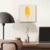 Oranje - Stokje - Waterijsje aluminium wit klein -sfeer5