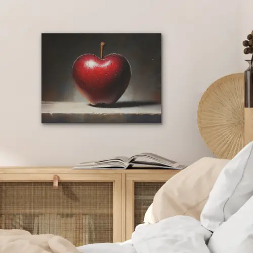 Apple - Hart - Rood PET vilt klein -sfeer3