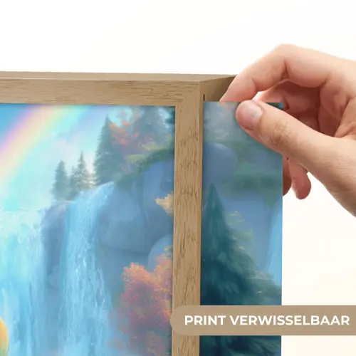 Dino - Natuur - Waterval Light Box met batterij (Wandlamp kind) middel -USP_websiteprintNL