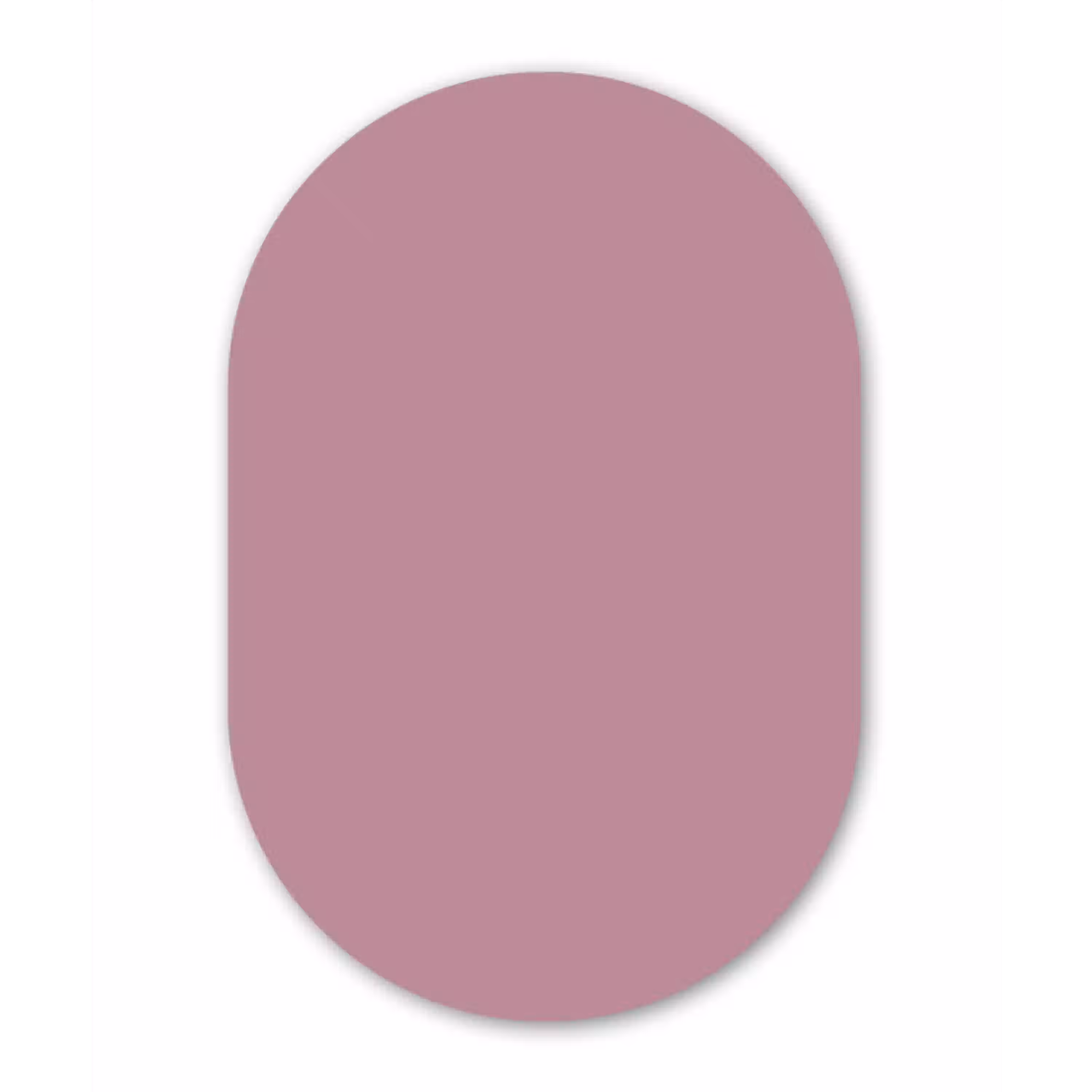 Dusty - Mauve - Paars Wandcirkel Ovaal Aluminium middel 839 -3d