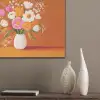 Vaas - Bloemen - Oranje PET vilt klein -sfeer6_closeup
