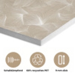 Organisch - Textuur - Beige PET vilt klein 837 -closeup_DE