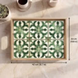 Interieur - Keramiek - Decoratie - Spaans Dienblad Rechthoek middel -USP_FormaatEN