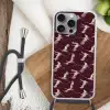 Kraanvogels - Klassiek - Bordeaux Hoesje iPhone 16 Pro Max met koord klein 804 -sfeer4
