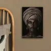 Vrouw - Afrikaans - Goud canvas 2cm klein -sfeer3