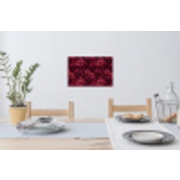 Dahlias - Bloemen - Rood Muursticker klein 286 -eettafel