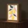 Citroenen - Felgeel - Tak - Bladeren Light Box met kabel (Tafellamp) klein -z3d_website