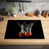 Duikende Aardbeien Inductie beschermer vinyl 3mm klein -sfeer5