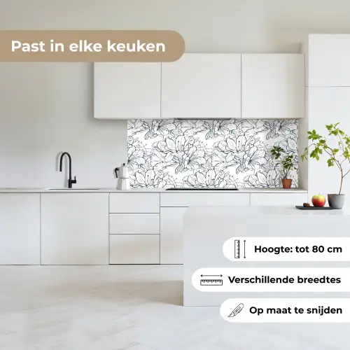 Bloemen - Patroon - Lijn keuken achterwand 2 middel 871 -sfeer4_NL