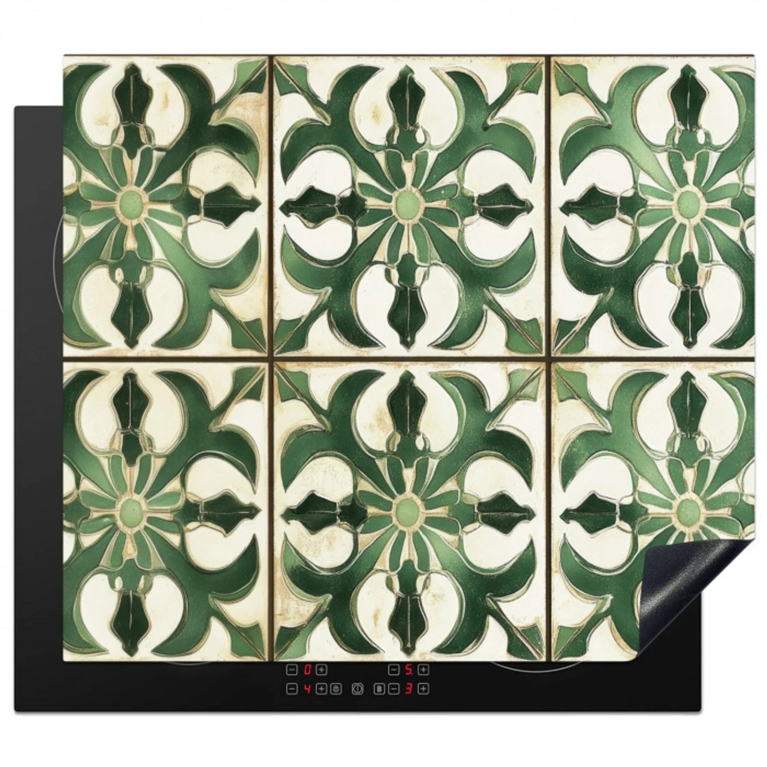 Interieur - Keramiek - Decoratie - Spaans Inductie beschermer vinyl 3mm middel -3d