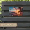 Avondgloren aan Zee tuinposter los doek klein -sfeer3