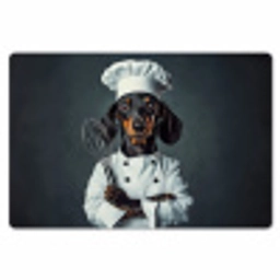 Hond - Garde - Kok Placemat vinyl groot -zzsfeer1_Kitchenyeah-website