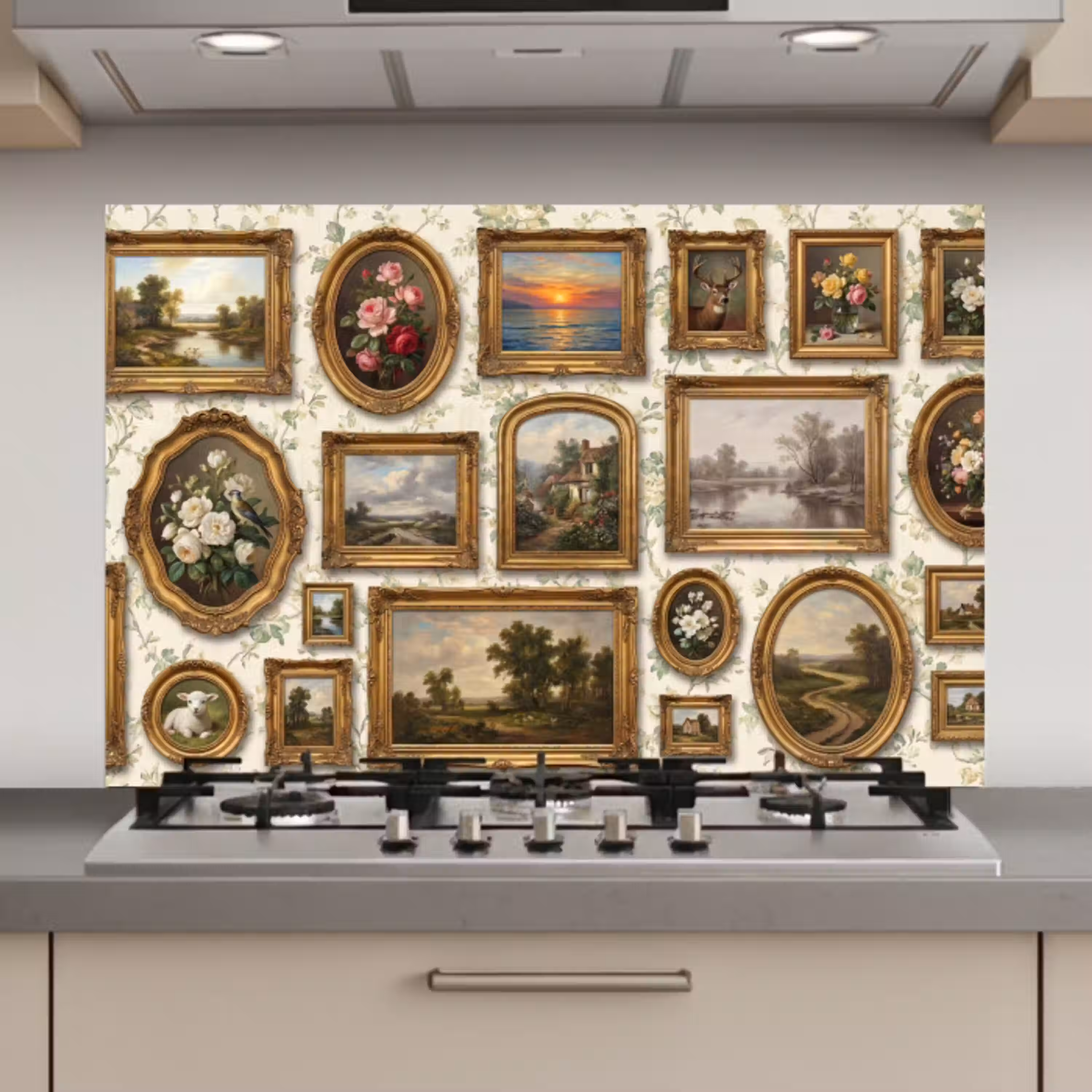 Bloemen - Roze - Stilleven - Klassiek keuken achterwand spatscherm klein -3d_website