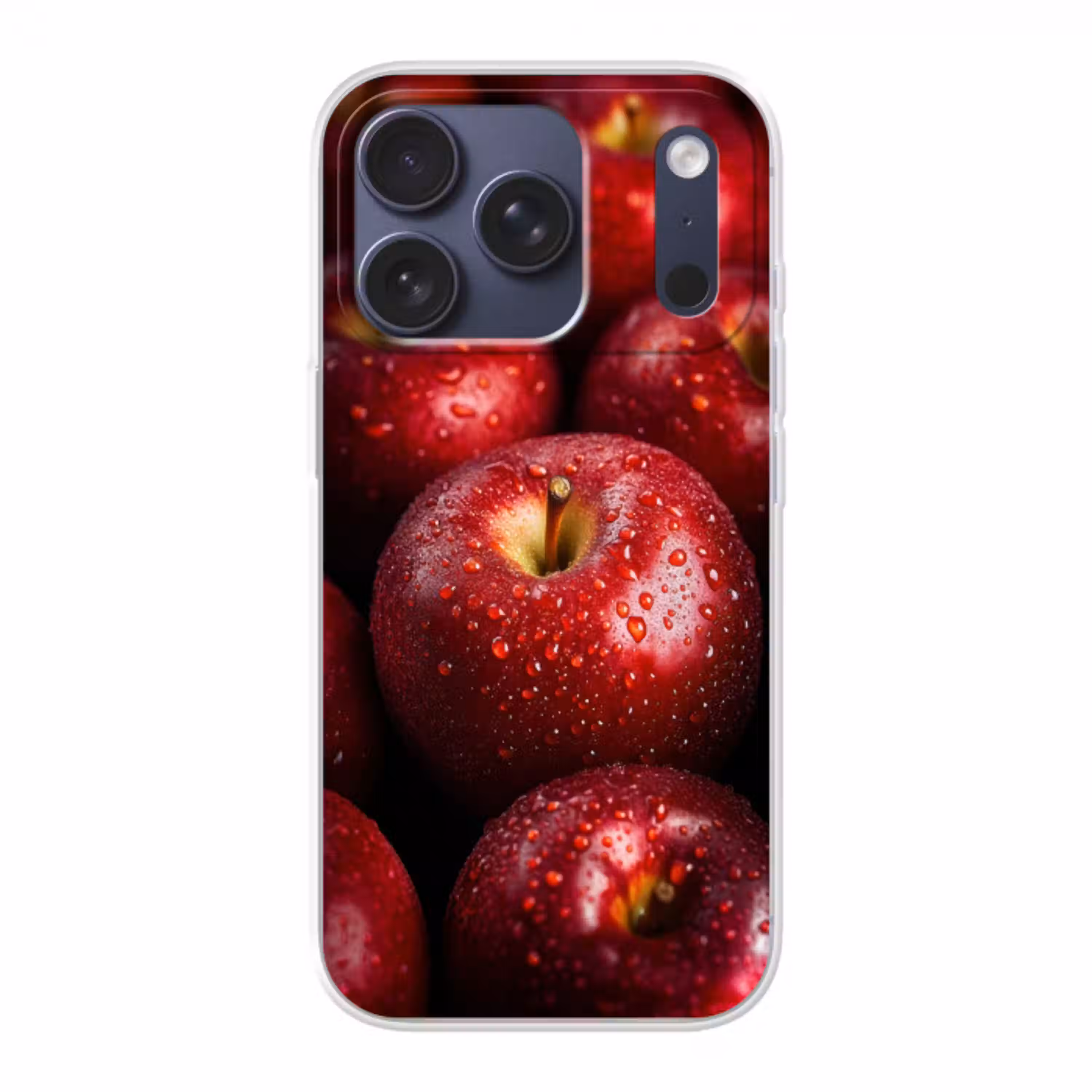 Rood - Appels - Fruit Telefoonhoesje iPhone 17 Pro klein -3d