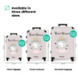 Prinses met knotjes NBS - Handbagage koffer - Kinderen Unisex middel zzzzzzVergelijking_3EN