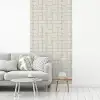 Vlechtwerk - Banen - Beige fotobehang vinyl groot 64 -woonkamer