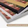 Kolibries - Bloemen - Groen - Roze Textielframe zwart klein -USP_kleurenNL
