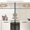 Linnen - Textuur - Beige keuken achterwand 2 middel 871 -voor-na2_NL