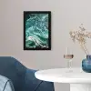 Oceaan - Water - Zee - Luxe - Groen - Turquoise fotolijst zwart zonder passe partout klein -sfeer4