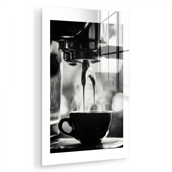 Coffee - Espresso - Koffiemachine - Kop plexiglas 5mm klein -zzzproduct_nieuw