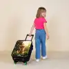 Hendrik herfstkatje Kinderkoffer - Zwart klein -sfeer1