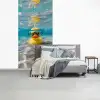 Duikbril - Eend - Water fotobehang vinyl groot -slaapkamer