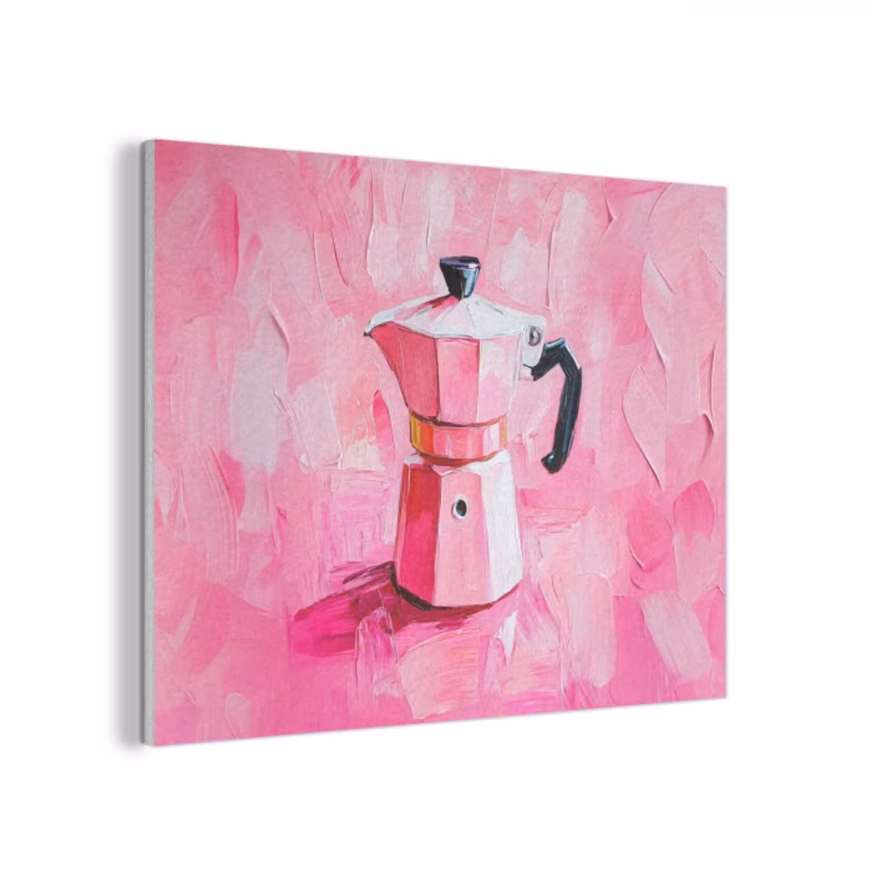 Roze - Verf - Coffee PET vilt klein -3d