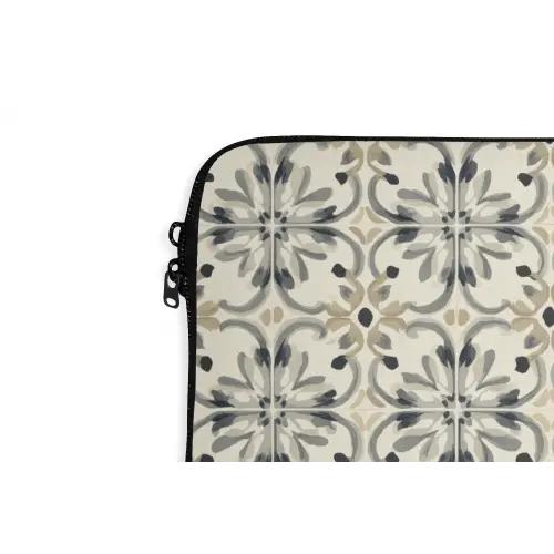 Floraal - Patroon - Kleurrijk laptophoes neopreen klein 279 -detail