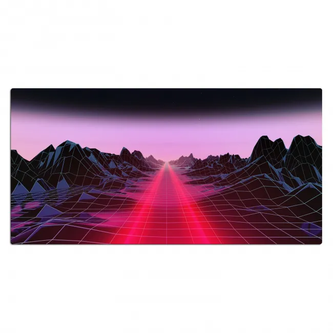 gaming-futuristisch-neon Muismat XXL klein -3d_leeg