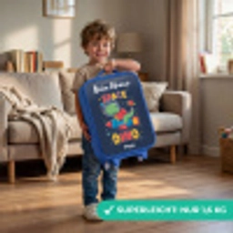 Dinosaurus - Groen - Raket - Sterrenhemel Kinderkoffer - Blauw klein -sfeer2_DE