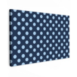Klassiek - Dots - Blauw canvas 2cm klein 34 -z3d