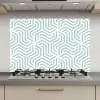 Patroon - Lijn - Design - Groen keuken achterwand spatscherm klein 900 -3d_website