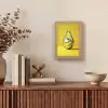 Avocado - Discobal - Geel - Glitter Light Box met kabel (Tafellamp) klein -sfeer2