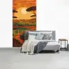 Landschap - Afrikaans - Zon fotobehang vinyl groot -slaapkamer