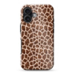 Giraf - Vacht - Klassiek - Bruin Toughcase MagSafe Apple iPhone 17 klein -3d