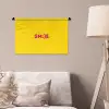 Smile - Roze - Geel Wandkleed katoen klein -sfeer4