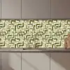 Modern - Grafisch - Groen keuken achterwand 2 middel 871 zz_3dshopping