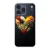 Specerijen - Mix - Hartvorm - Zwart Telefoonhoesje iPhone 17 Pro Max klein -3d