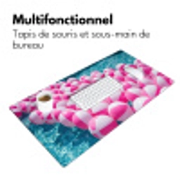 Strandballen - Roze - Water Muismat XXL klein -zsfeer4_frans