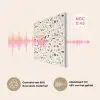 Terrazzo -  Patroon - Wit - Urban PET vilt klein 837 -USP_NL