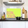Groen - Smiley - Bonjour - Roze Inductie beschemer met haakjes klein -sfeer2